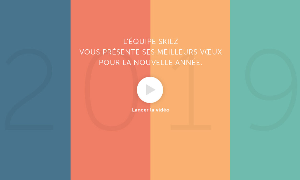 Notre agence SKILZ vous souhaite une excellente année 2019 !
